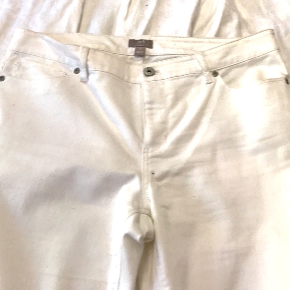 White jeans
